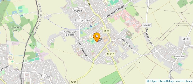 localisation de l'entreprise MONSIEUR JEAN-LUC CAMBIER  ANNULLIN