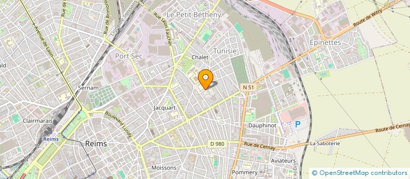 localisation de l'entreprise MONSIEUR JEAN-LUC CAMPARGUE à REIMS