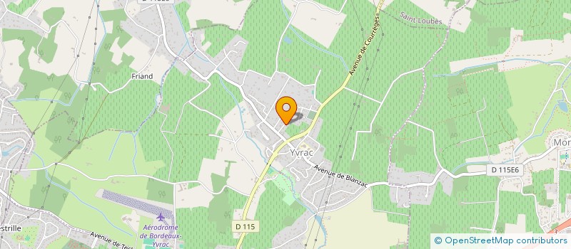 localisation de l'entreprise MONSIEUR JEAN-LUC CANDAU  YVRAC