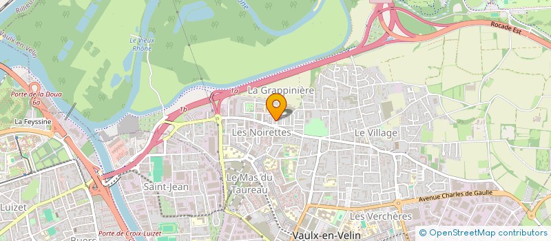 localisation de l'entreprise MONSIEUR JEAN-LUC CAPARROS  VAULX-EN-VELIN