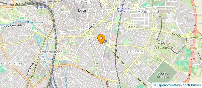 localisation de l'entreprise MONSIEUR JEAN LUC CARCELLER  DIJON