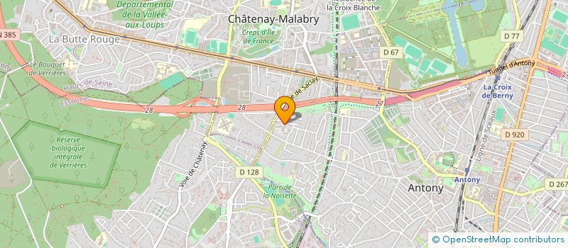 localisation de l'entreprise MONSIEUR JEAN-LUC CARSANA à ANTONY