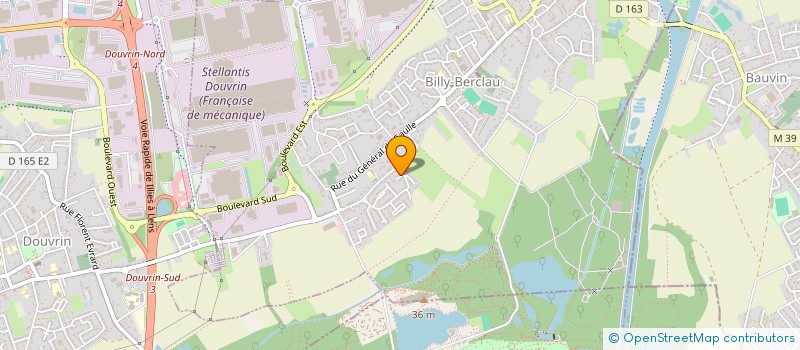 localisation de l'entreprise MONSIEUR JEAN-LUC CASAGRANDE  BILLY-BERCLAU