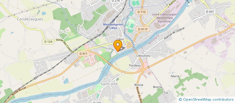 localisation de l'entreprise MONSIEUR JEAN-LUC CASTAGNOL  SAINT-VITE