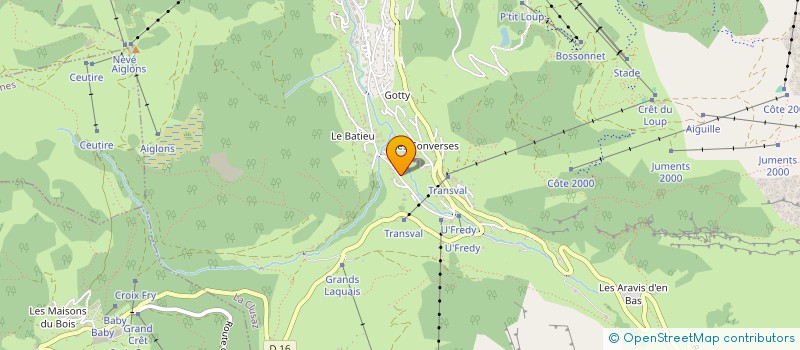 localisation de l'entreprise MONSIEUR JEAN-LUC CAUCHY à LA CLUSAZ