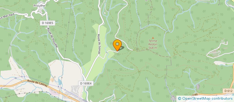 localisation de l'entreprise MONSIEUR JEAN LUC CAUQUIL  COURNIOU