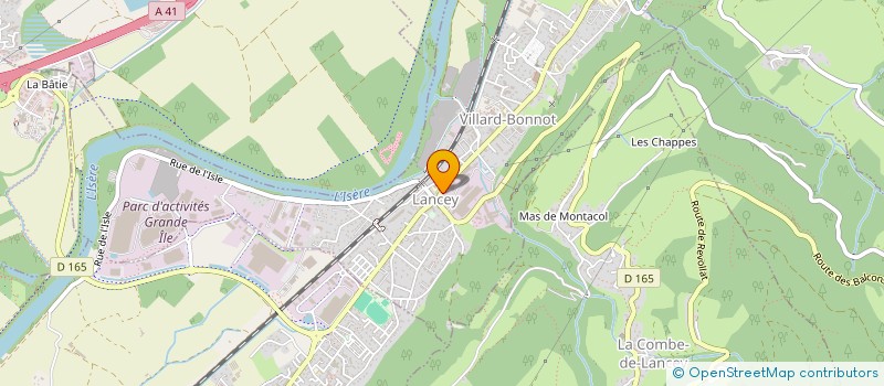 localisation de l'entreprise MONSIEUR JEAN LUC CECCATO-BERSIA  VILLARD-BONNOT