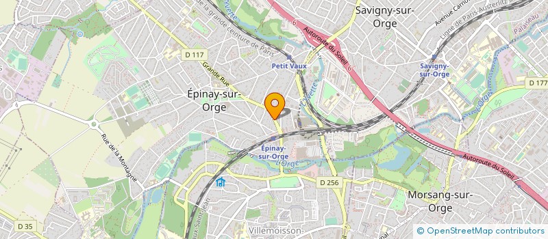localisation de l'entreprise MONSIEUR JEAN-LUC CHABALIER  EPINAY-SUR-ORGE