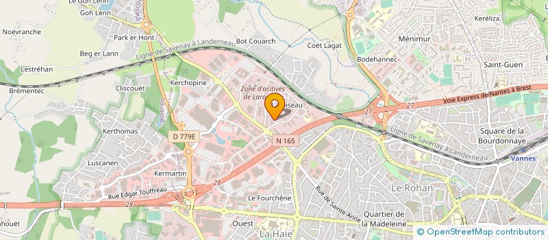 localisation de l'entreprise MONSIEUR JEAN-LUC CHABRIER à VANNES