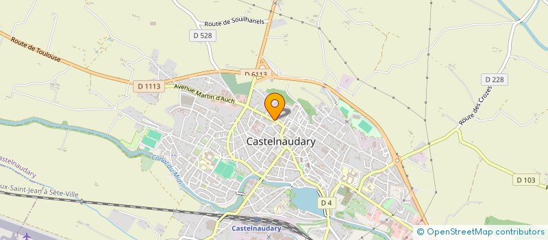 localisation de l'entreprise MONSIEUR JEAN-LUC CHAIR  CASTELNAUDARY