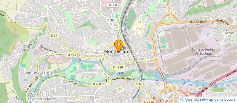 localisation de l'entreprise MONSIEUR JEAN LUC CHANDELLO  MONTBELIARD