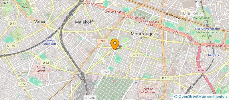 localisation de l'entreprise MONSIEUR JEAN-LUC CHANSAY à MONTROUGE