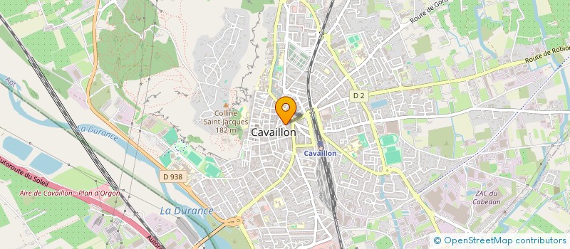 localisation de l'entreprise MONSIEUR JEAN-LUC CHAPIN  CAVAILLON