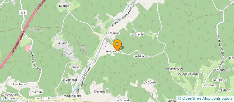 localisation de l'entreprise MONSIEUR JEAN-LUC CHARMARTY  SAINT-MARTIN-L'ASTIER