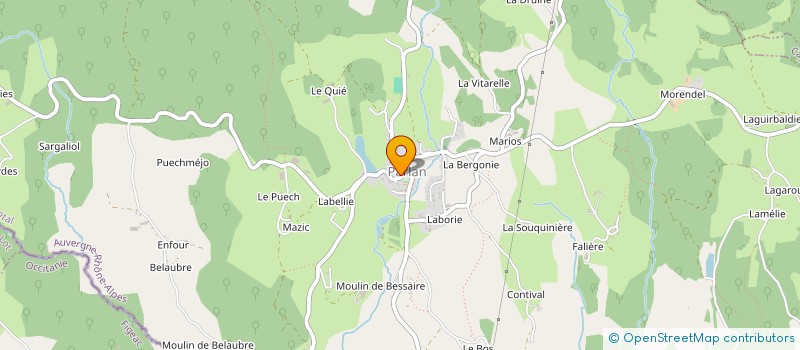 localisation de l'entreprise MONSIEUR JEAN-LUC CHASSAIN à PARLAN