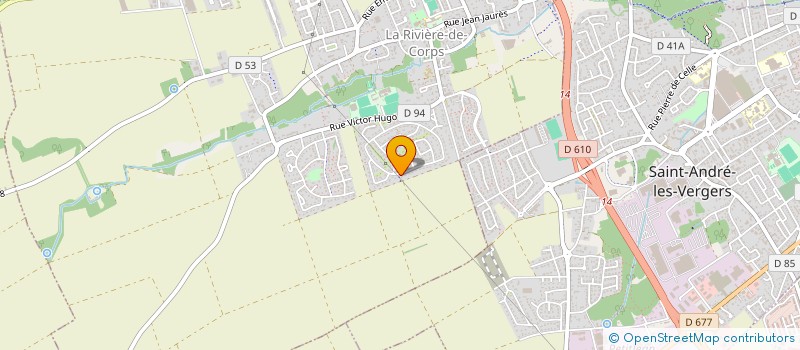 localisation de l'entreprise MONSIEUR JEAN-LUC CHAUDRON  LA RIVIERE-DE-CORPS