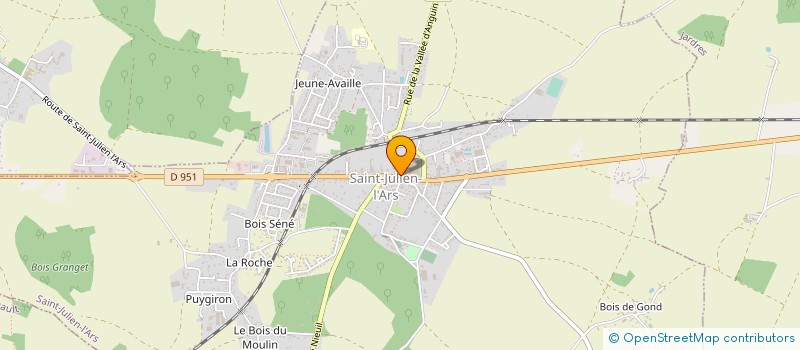 localisation de l'entreprise MONSIEUR JEAN-LUC CHAUSSON à SAINT-JULIEN-L'ARS