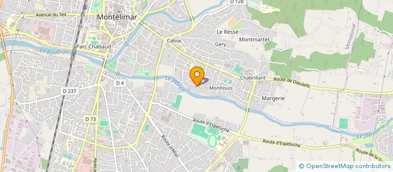 localisation de l'entreprise MONSIEUR JEAN-LUC CHAUVIN  MONTELIMAR