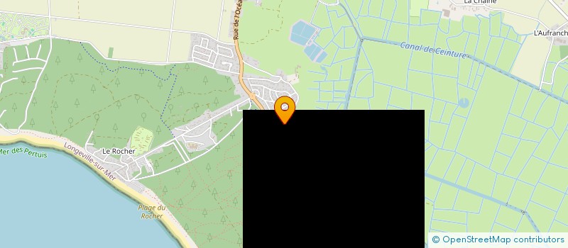 localisation de l'entreprise MONSIEUR JEAN-LUC CHEVALIER  LONGEVILLE-SUR-MER