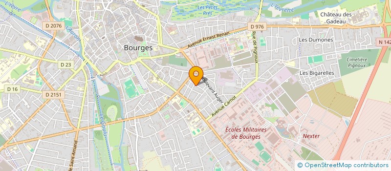 localisation de l'entreprise MONSIEUR JEAN-LUC CHICHERY  BOURGES