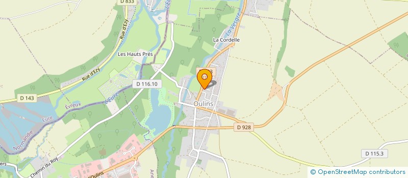 localisation de l'entreprise MONSIEUR JEAN-LUC CHIVERT à OULINS