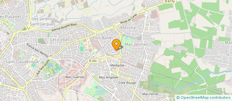 localisation de l'entreprise MONSIEUR JEAN-LUC CHRISTOL  PERPIGNAN