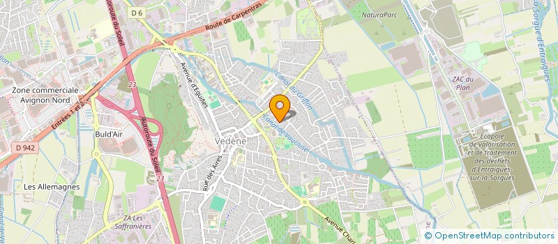 localisation de l'entreprise MONSIEUR JEAN-LUC COMPTOUR  VEDENE