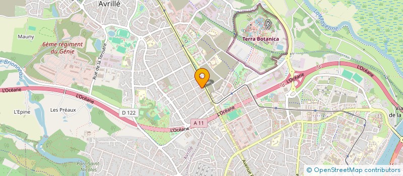 localisation de l'entreprise MONSIEUR JEAN-LUC CONAN  AVRILLE