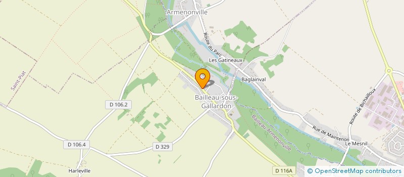 localisation de l'entreprise MONSIEUR JEAN LUC CONTE à BAILLEAU-ARMENONVILLE