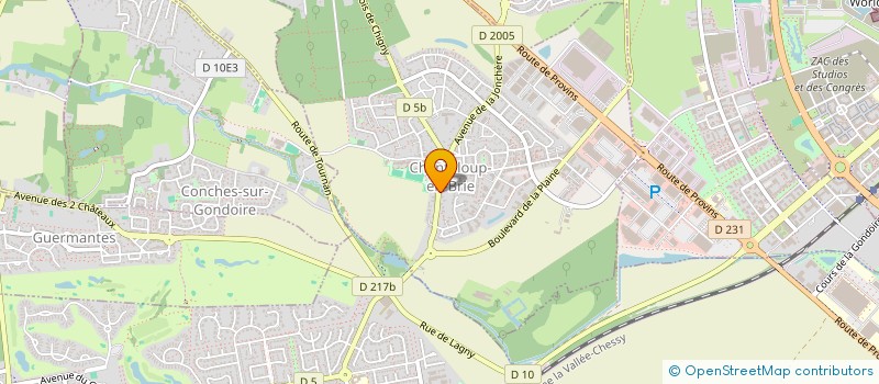 localisation de l'entreprise MONSIEUR JEAN-LUC CORBIE  CHANTELOUP-EN-BRIE