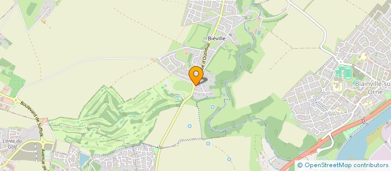 localisation de l'entreprise MONSIEUR JEAN-LUC CORNU  BIEVILLE-BEUVILLE