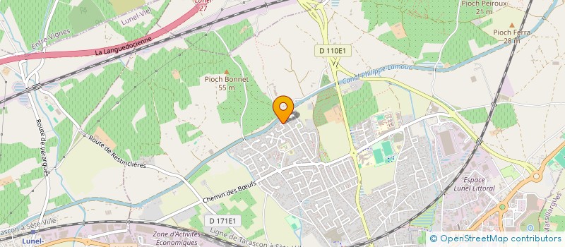 localisation de l'entreprise MONSIEUR JEAN LUC COSTA ROCH  LUNEL