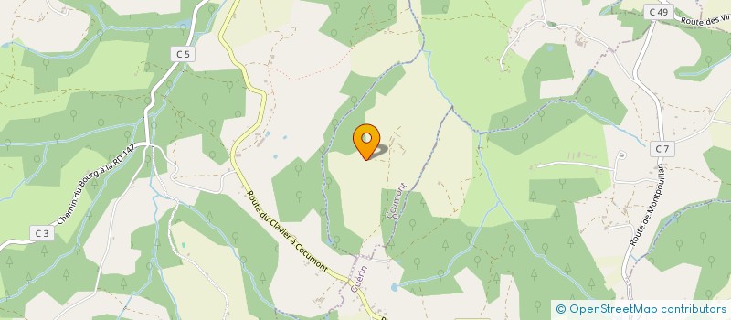 localisation de l'entreprise MONSIEUR JEAN-LUC COTUCHEAU  COCUMONT