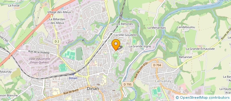 localisation de l'entreprise MONSIEUR JEAN-LUC COUDERC à DINAN