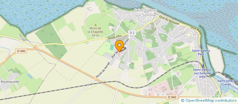 localisation de l'entreprise MONSIEUR JEAN-LUC COUILLET à SAINT-VALERY-SUR-SOMME