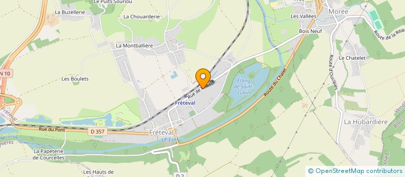 localisation de l'entreprise MONSIEUR JEAN-LUC COURTOIS  OUZOUER-LE-DOYEN