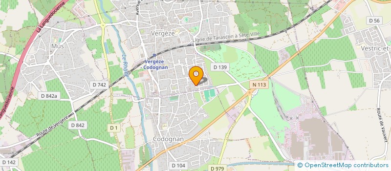 localisation de l'entreprise MONSIEUR JEAN-LUC COUTU  VERGEZE