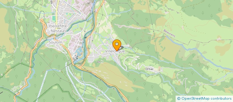 localisation de l'entreprise MONSIEUR JEAN-LUC CRAMPE  VILLELONGUE