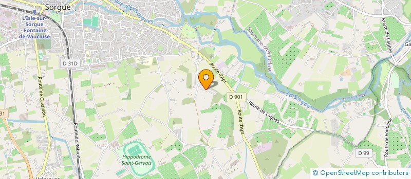 localisation de l'entreprise MONSIEUR JEAN-LUC CROTTE à L'ISLE-SUR-LA-SORGUE
