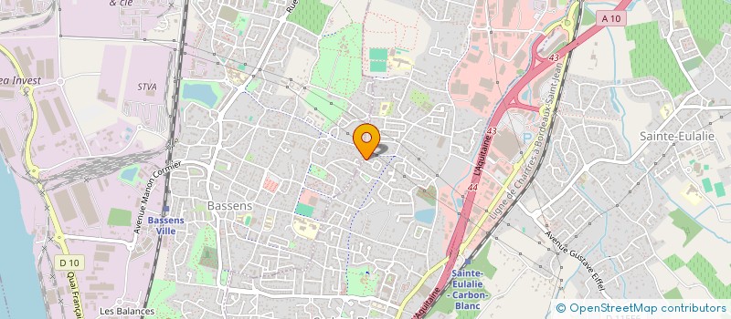 localisation de l'entreprise MONSIEUR JEAN LUC CURE  CARBON-BLANC