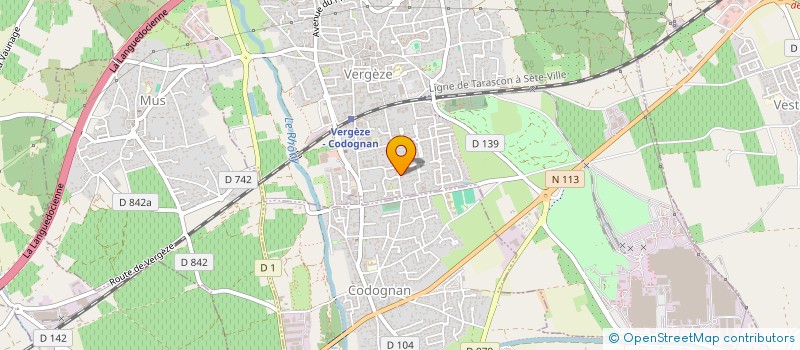 localisation de l'entreprise MONSIEUR JEAN-LUC DAMOY  VERGEZE