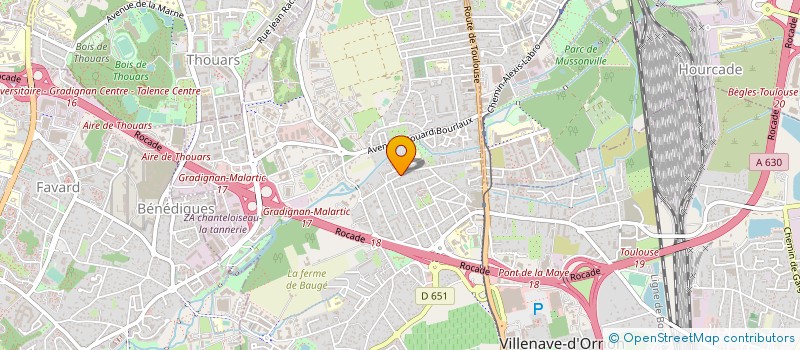 localisation de l'entreprise MONSIEUR JEAN LUC DANG  VILLENAVE-D'ORNON