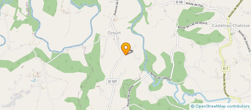 localisation de l'entreprise MONSIEUR JEAN LUC DAUBIAN  OZOURT