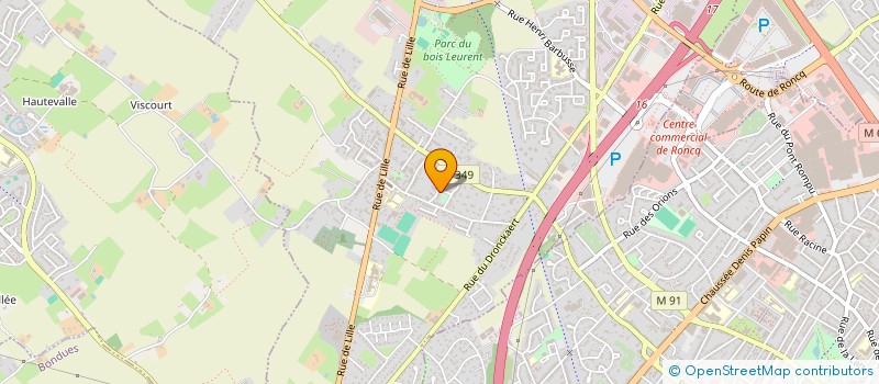 localisation de l'entreprise MONSIEUR JEAN LUC DE GARDE à RONCQ