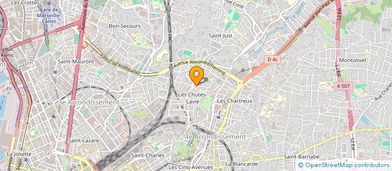 localisation de l'entreprise MONSIEUR JEAN-LUC DEBAT à MARSEILLE 4EME