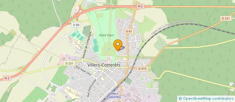 localisation de l'entreprise MONSIEUR JEAN LUC DEBUF  VILLERS-COTTERETS