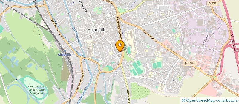 localisation de l'entreprise MONSIEUR JEAN-LUC DEGUISNE  ABBEVILLE