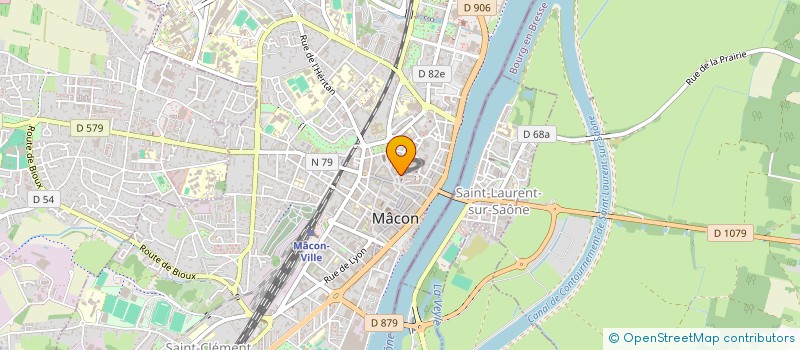 localisation de l'entreprise MONSIEUR JEAN-LUC DEJOURS  MACON