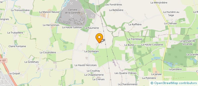 localisation de l'entreprise MONSIEUR JEAN-LUC DELANOE  VIGNOC