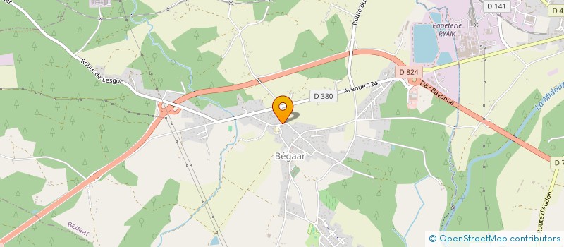 localisation de l'entreprise MONSIEUR JEAN-LUC DEMARET  BEGAAR